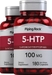 5-HTP 100 mg, 180 Capsules x 2 Bottles