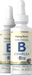 B-Complex Liquid Plus B-12 Sublingual , 1200 mcg, 2 fl oz (59 mL) Dropper Bottle, 2  Dropper Bottles