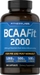BCAAFit 2000, 2000 mg (per serving), 200 Capsules