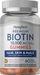 Biotin (Delicious Peach), 10,000 mcg (per serving), 60 Vegan Gummies