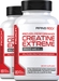 Creatine Monohydrate 3500 mg (per serving), 120 Capsules x 2 Bottles