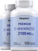 D-Mannose, 2100 mg (per serving), 120 Quick Release Capsules, 2  Bottles