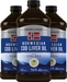 Engelvaer Norwegian Cod Liver Oil (Lemon Flavor), 16 fl oz (473 mL) Bottle