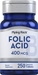 Folic Acid, 400 mcg, 250 Vegetarian Tablets