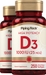 Vitamin D3 1000 IU 2 Bottles x 250 Softgels