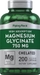 Magnesium Glycinate, 750 mg, 200 Quick Release Capsules