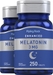 Melatonin 3 mg 250 Tablets x 2 Bottles