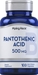 Pantothenic Acid, 500 mg, 100 Quick Release Capsules
