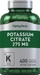 Potassium Citrate, 275 mg, 400 Quick Release Capsules