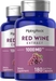 Red Wine Extract, 1000 mg, 180 Quick Release Capsules