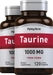Taurine 1000 mg 2 Bottles x 120 Coated Caplets