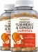 Turmeric & Ginger (Delicious Peach), 90 Vegan Gummies