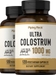 Ultra Colostrum (High IG), 1000 mg (per serving), 120 Vegetarian Capsules, 2  Bottles