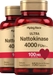 Ultra Nattokinase 4000 FU, 100 mg (per serving), 150 Quick Release Capsules, 2  Bottles