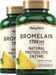 Ultra Strength Bromelain, 1700 mg (per serving), 120 Quick Release Capsules, 2  Bottles